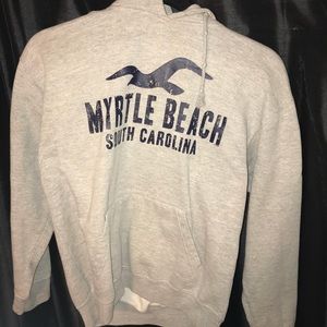 grey hoodie